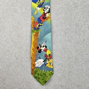 Vintage Mickey Unlimited Men's 3.75 X 57 Balancine The Tie Works Golf Neck Tie